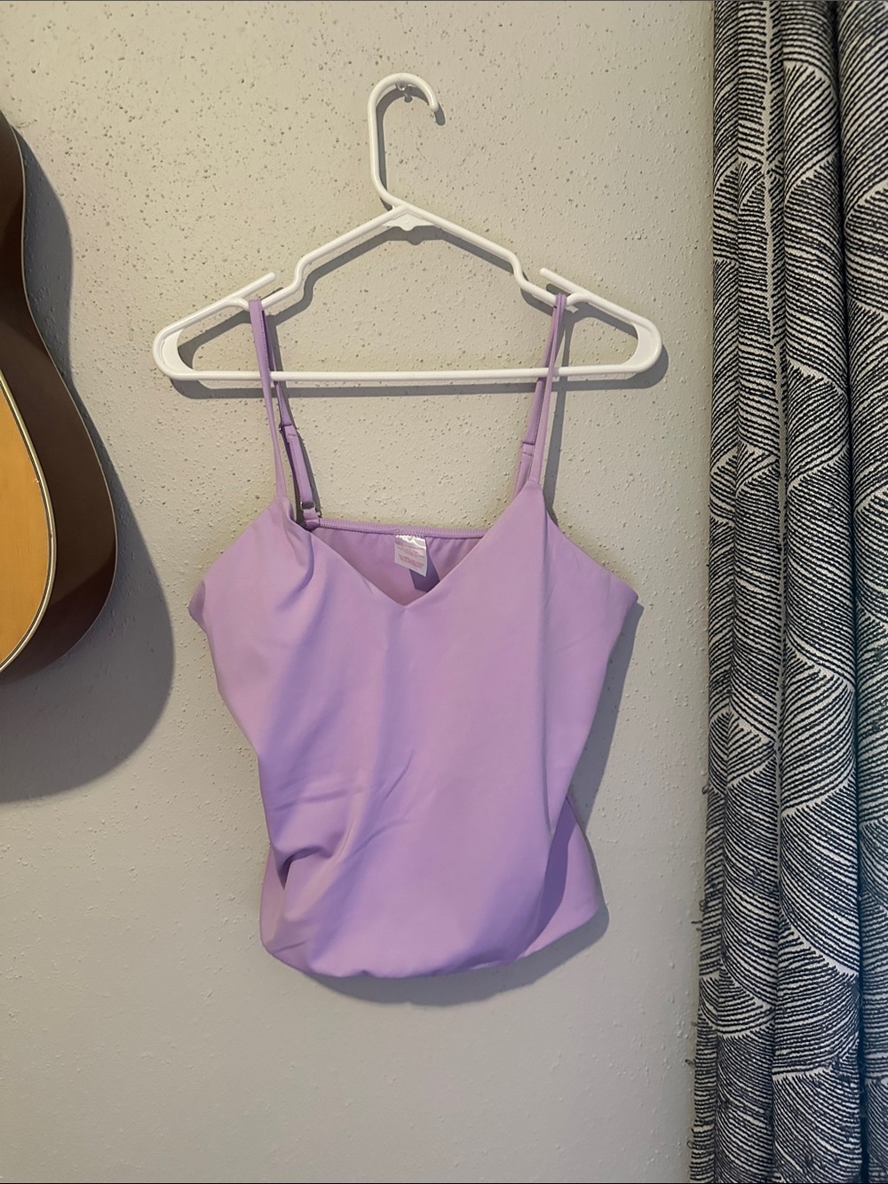 No Boundaries Lavender V-Neck Spaghetti Strap Cami